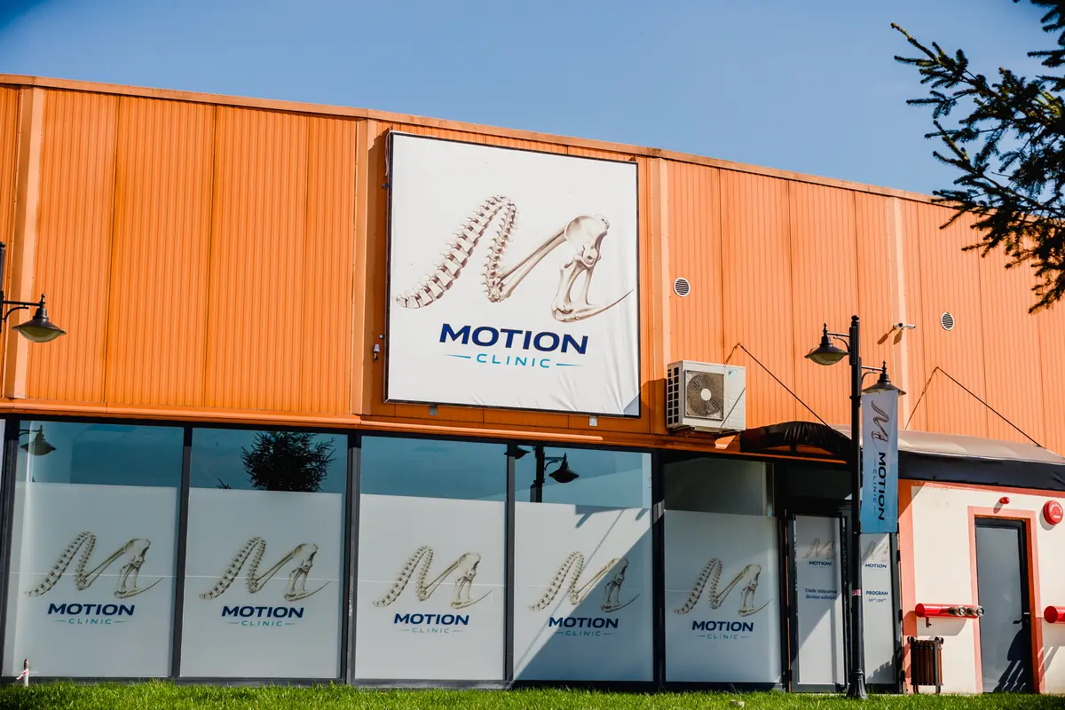 Fațada Motion Clinic din Snagov Plaza, Ilfov